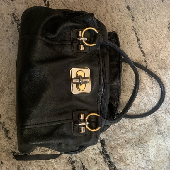 B. Makowsky large capacity slouchy genuine leather handbag - Picture 2 of 9